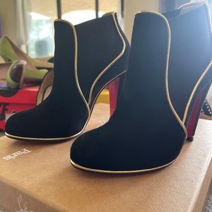 Christian Louboutin bootie used 3 times and put back on the shelf.